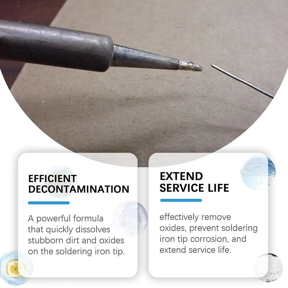 6g Electrical Soldering Iron Tip Cleaning Paste Plaster Cream Resurrection Non-stick Solder Refresher Tool Tin I5K8