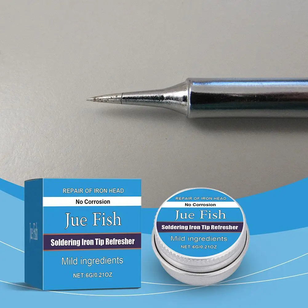 6g Electrical Soldering Iron Tip Cleaning Paste Plaster Cream Resurrection Non-stick Solder Refresher Tool Tin I5K8