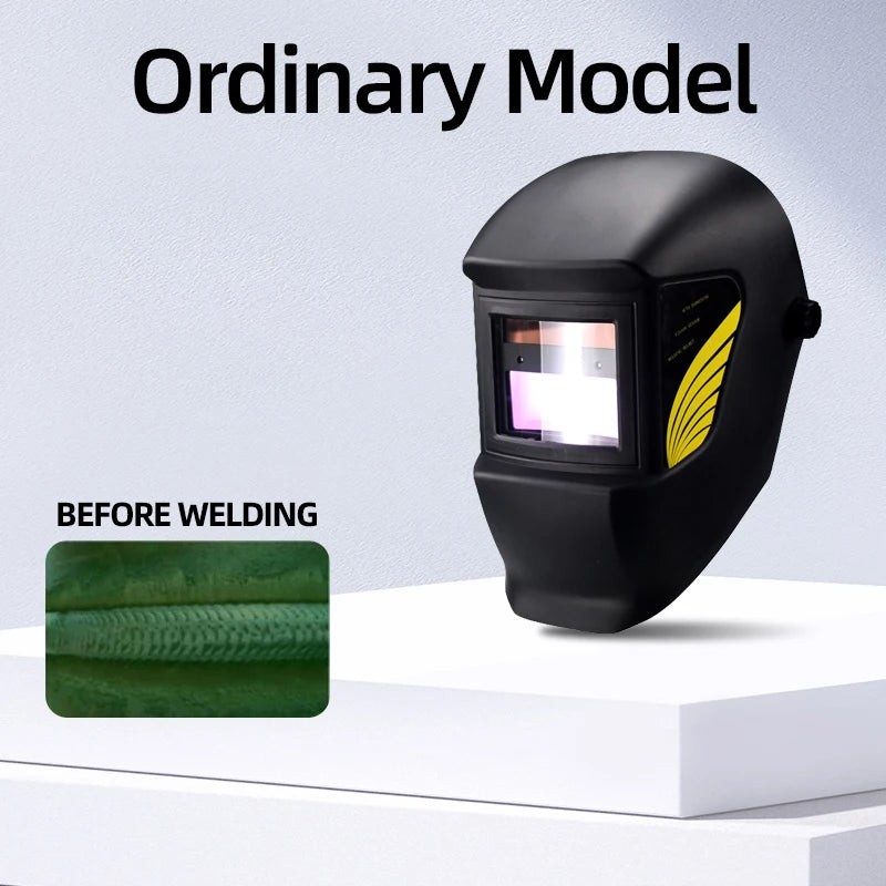 Smart solar lithium battery automatically darkens TIG MIG MMA MAG True color welding mask/welder helmet and PC protection sheet