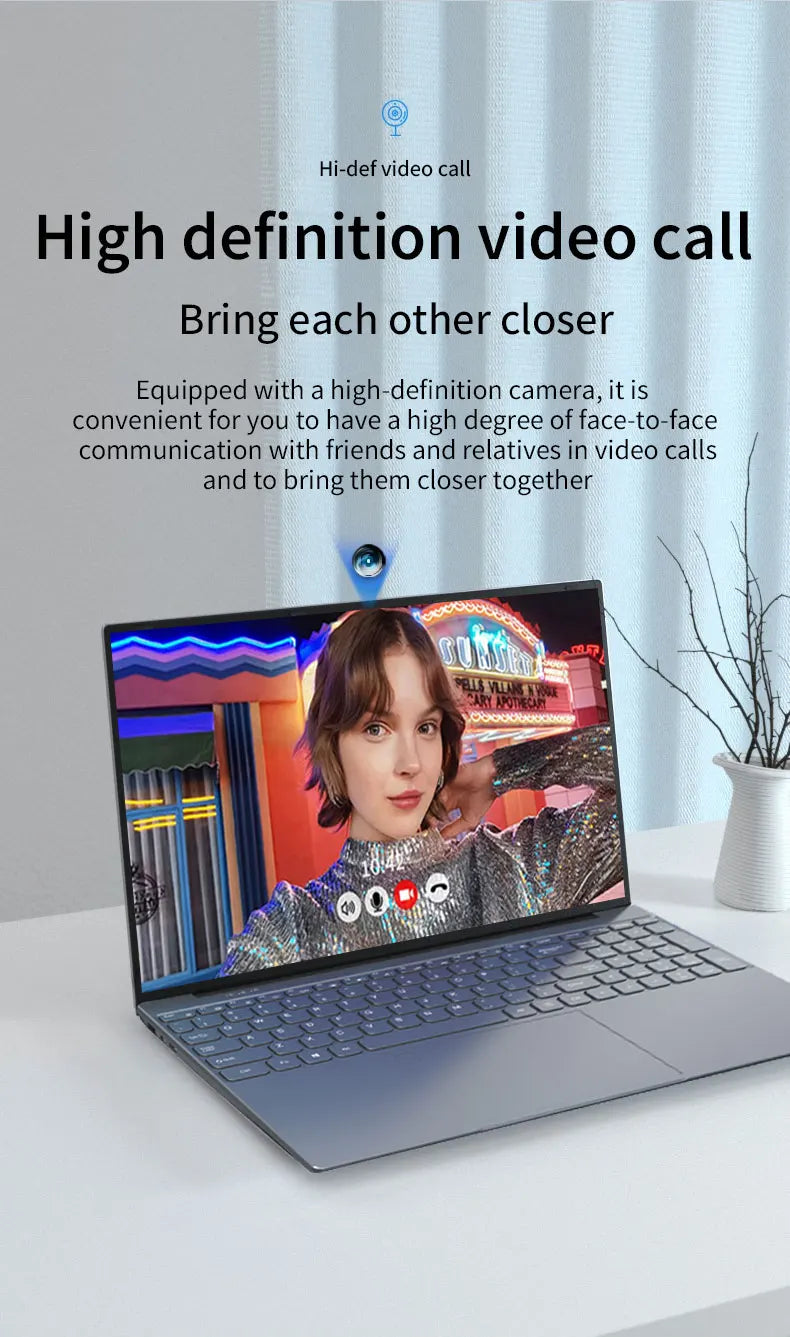 CARBAYTA Intel N95 Laptop 16 inch IPS Screen , 16GB RAM , Office Learning Computer Windows 10 11 Pro Gaming Notebook