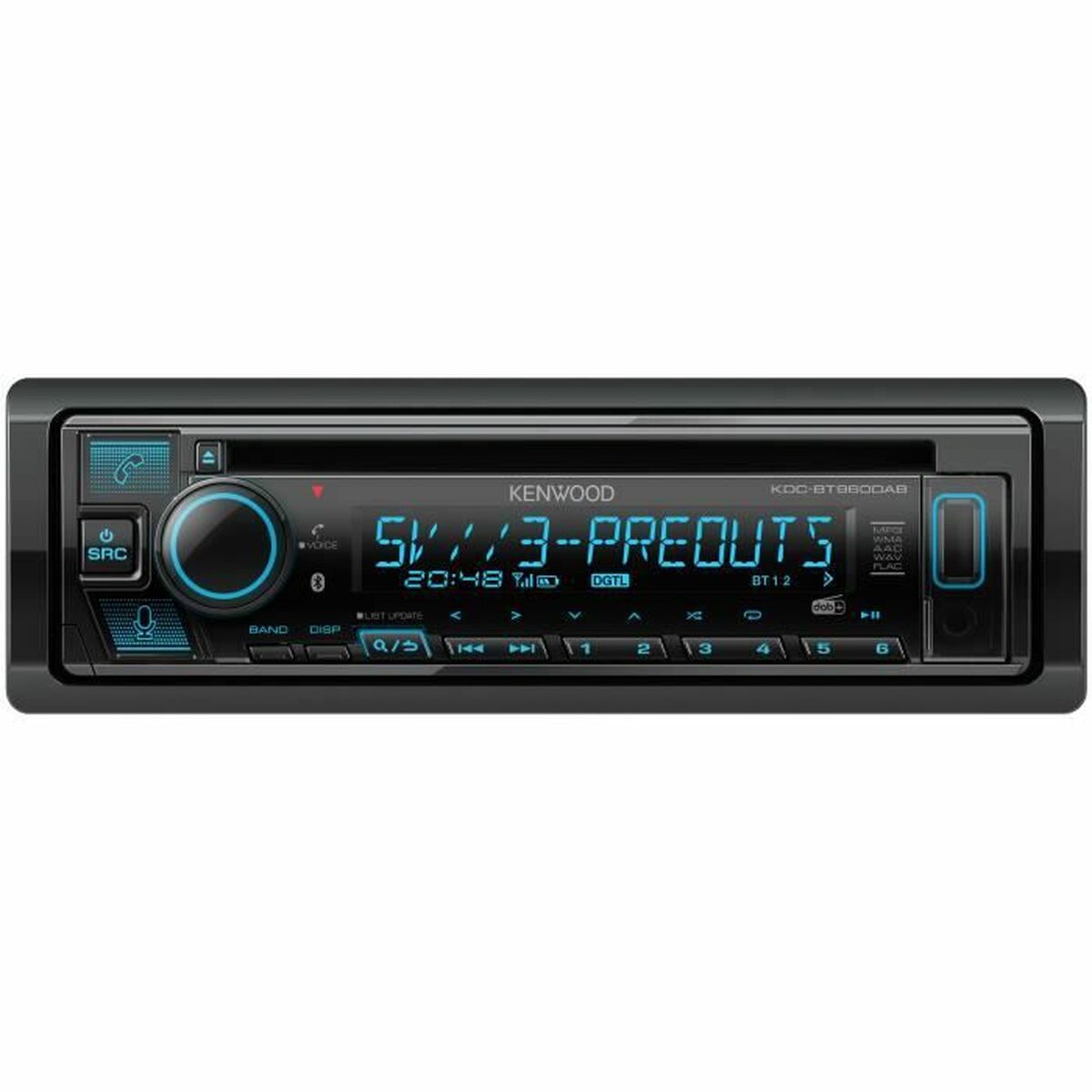 Jvc Radio Cd For Cars Jvc Kdc-Bt960Dab Black