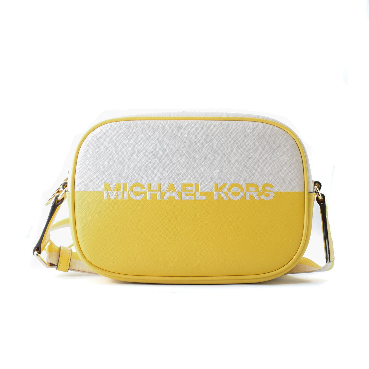 Michael Kors Shoulder Bag Michael Kors Jet Set Travel Yellow 22 X 15 X 6 Cm