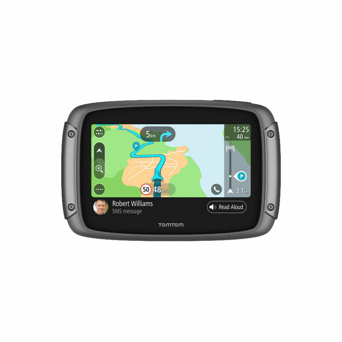 Tomtom Gps Navigator Tomtom Rider 500 4,3&quot; Wi-Fi Black