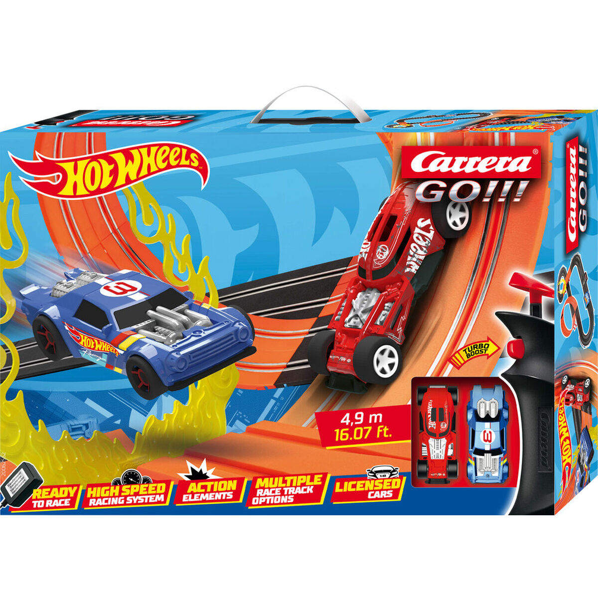 Carrera-Toys Racetrack Carrera-Toys Go!!! Hot Wheels 4.9 4,9 M 2 Cars