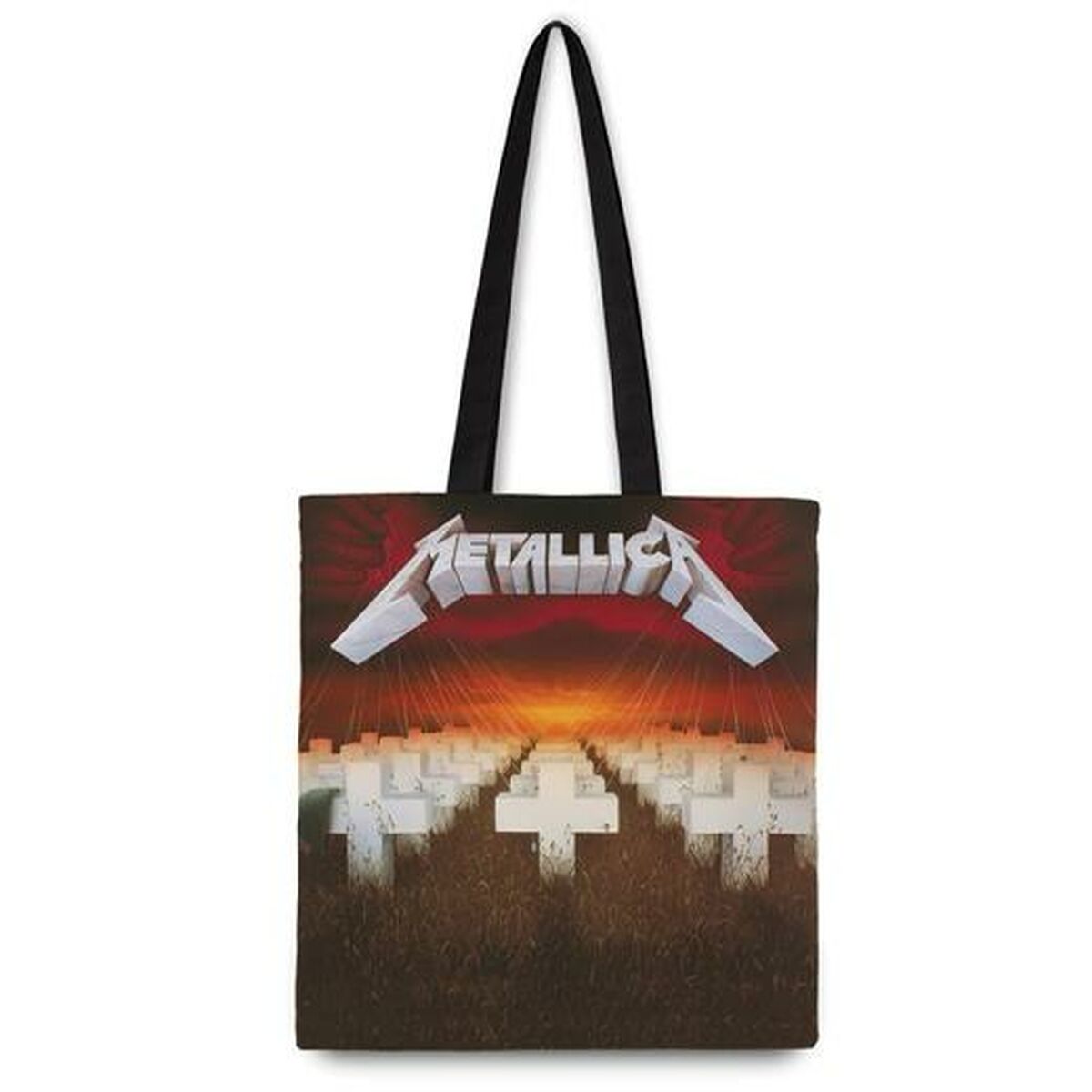 Shoulder Bag Rocksax Metallica Cotton 37 X 42 Cm