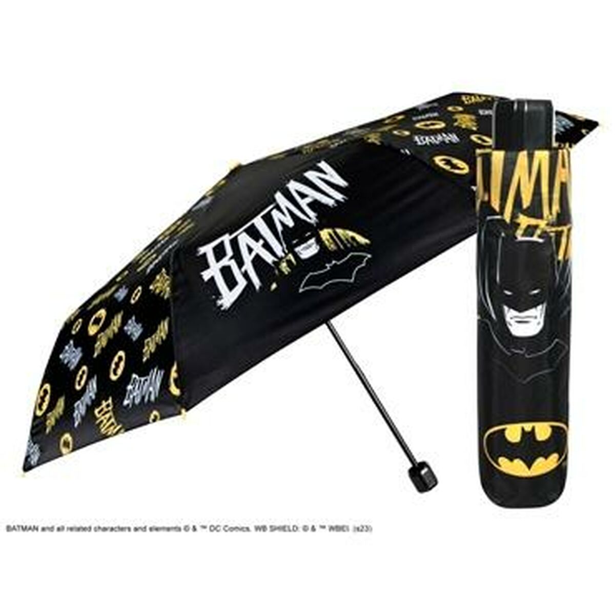 Batman Foldable Umbrella Batman Perletti Black Ø 91 Cm Children's