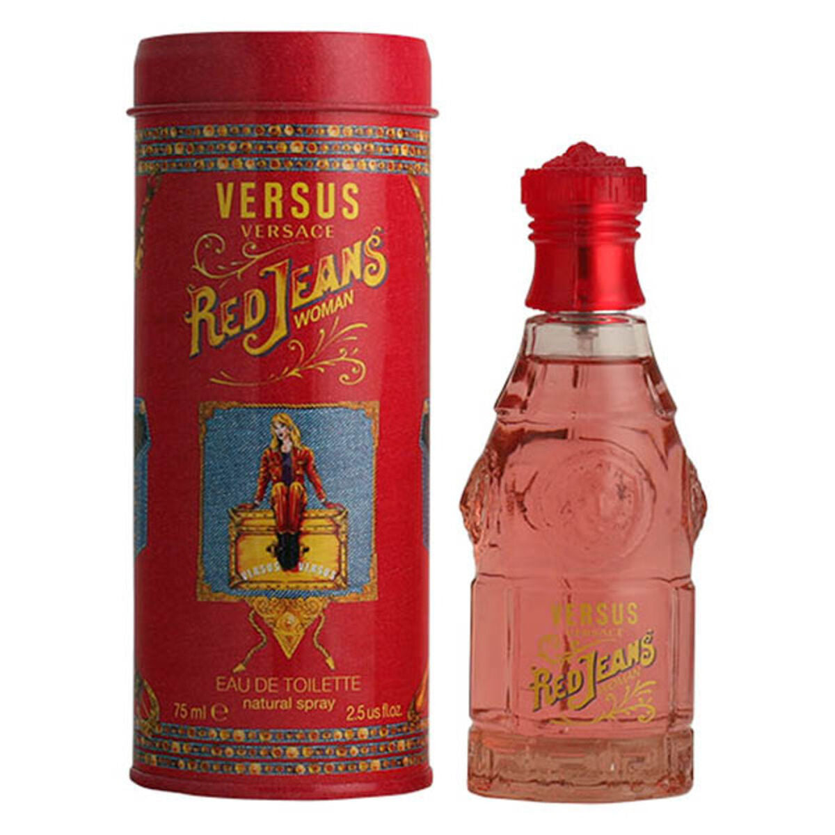 Versace Women's Perfume Red Jeans Versace Edt (75 Ml)