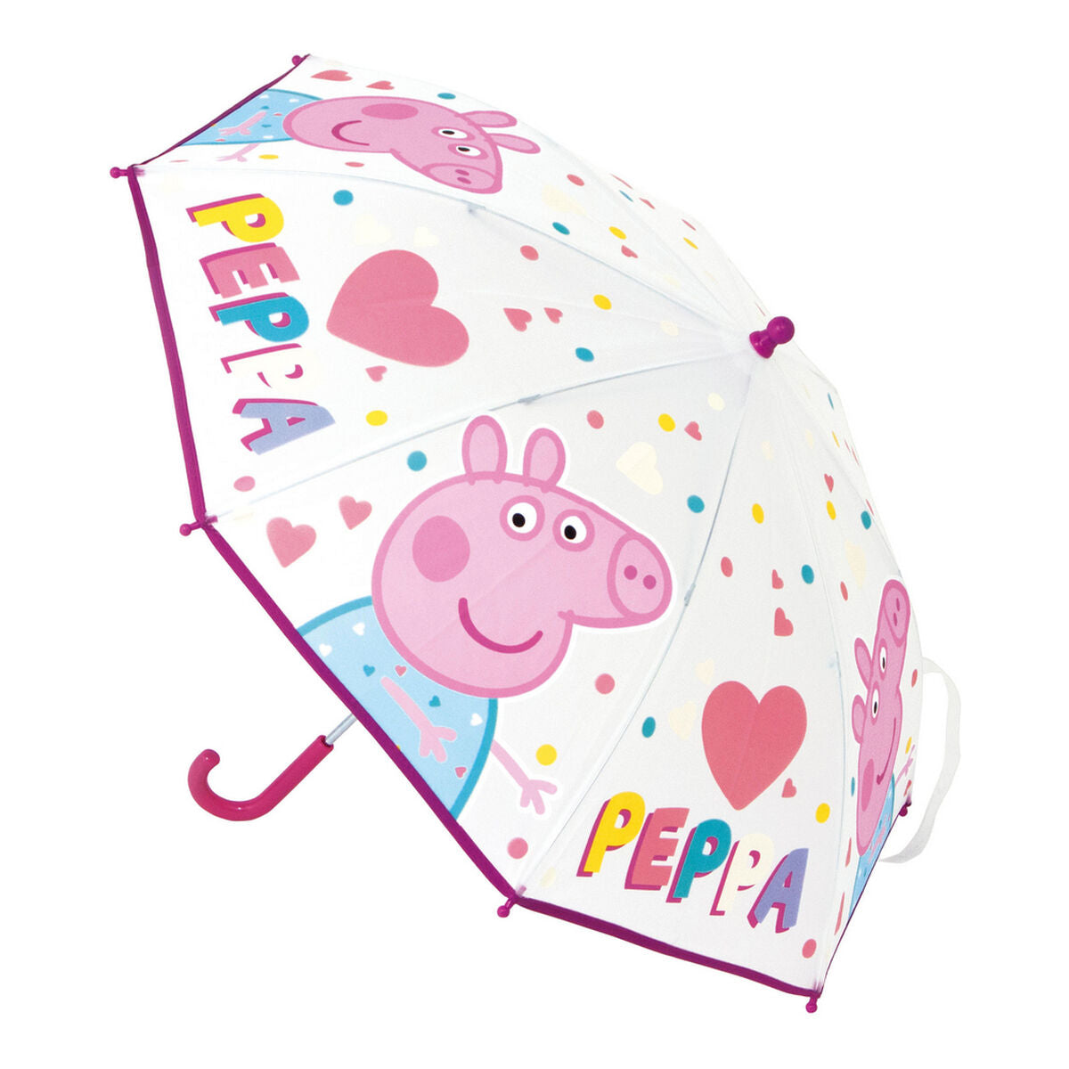 Peppa Pig Umbrella Peppa Pig Having Fun Light Pink 46 Cm