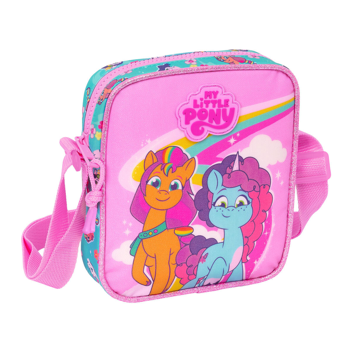 My Little Pony Shoulder Bag My Little Pony Magic Pink Turquoise 16 X 18 X 4 Cm