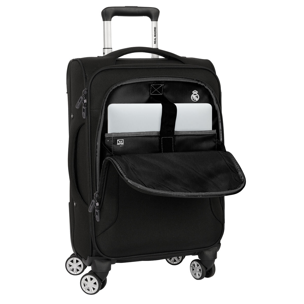 Real Madrid C.f. Cabin Trolley Real Madrid C.f. Premium Black 20'' 35 X 51 X 20 Cm