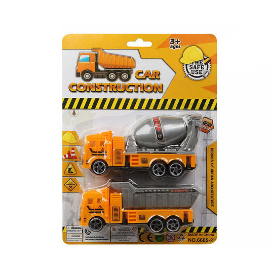 Bigbuy Fun Set Of Cars Car Construction 26 X 19 Cm Friction