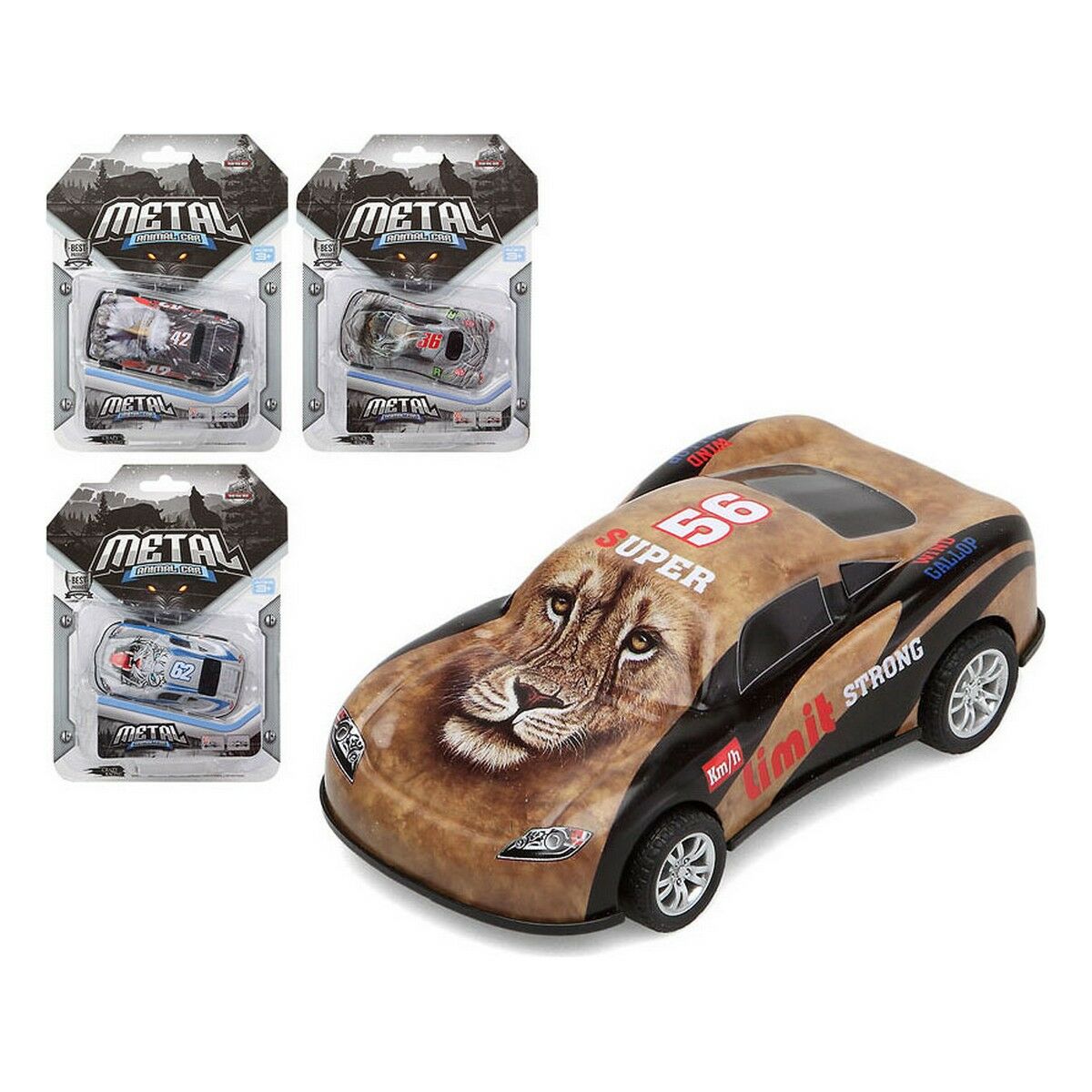 Bigbuy Kids Racing Car Metal 22 X 16 Cm