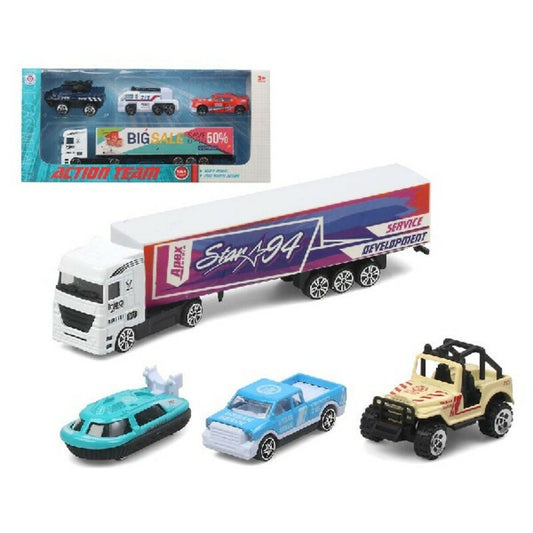 Bigbuy Fun Vehicle Carrier Truck Action Team 28 X 13 Cm (28 X 13 Cm)