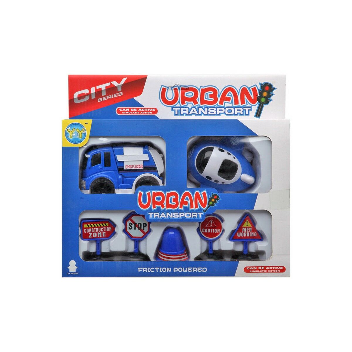 Bigbuy Kids Vehicle Playset Police 27 X 25 Cm