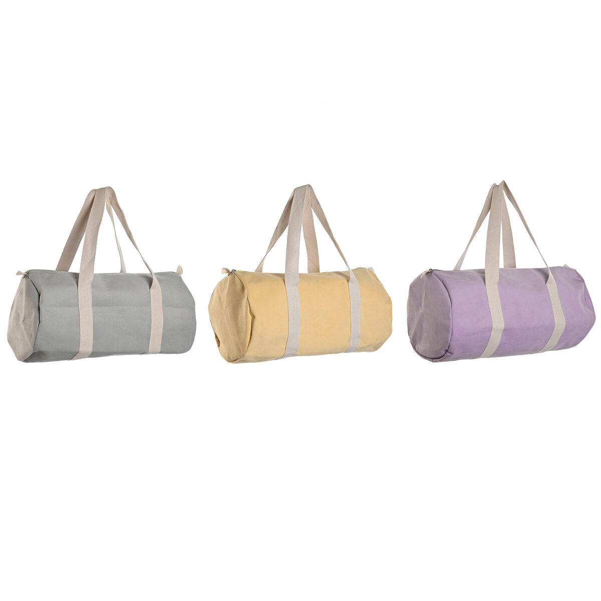 Home Esprit Women's Handbag Home Esprit Yellow Grey Lilac 50 X 26 X 26 Cm (3 Units)