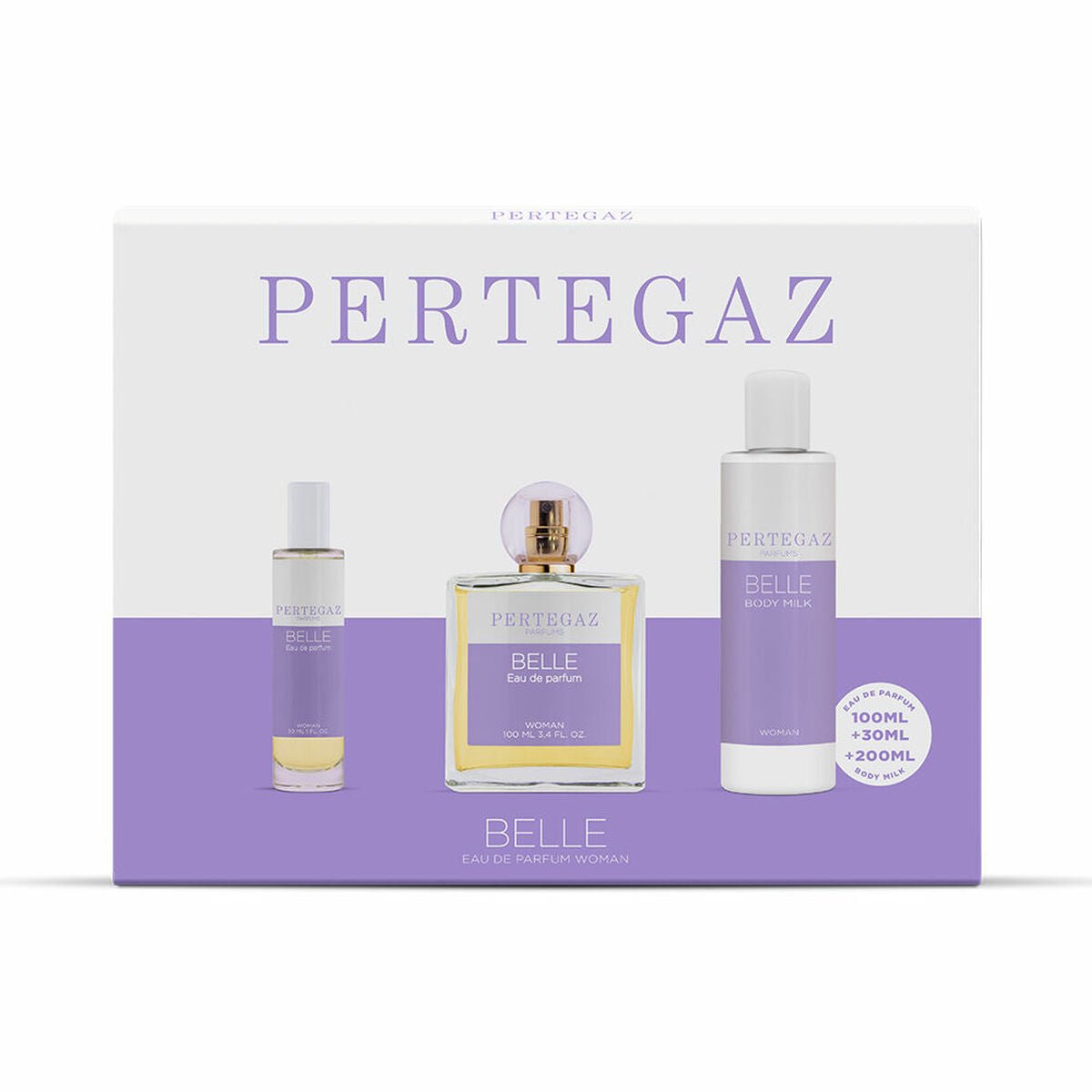 Pertegaz Women's Perfume Set Pertegaz Belle 3 Pieces