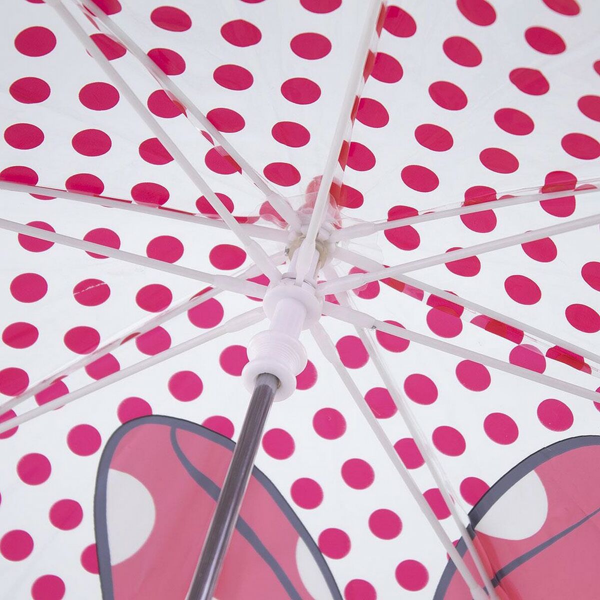 Minnie Mouse Umbrella Minnie Mouse Red 100 % Poe (Ø 71 Cm)