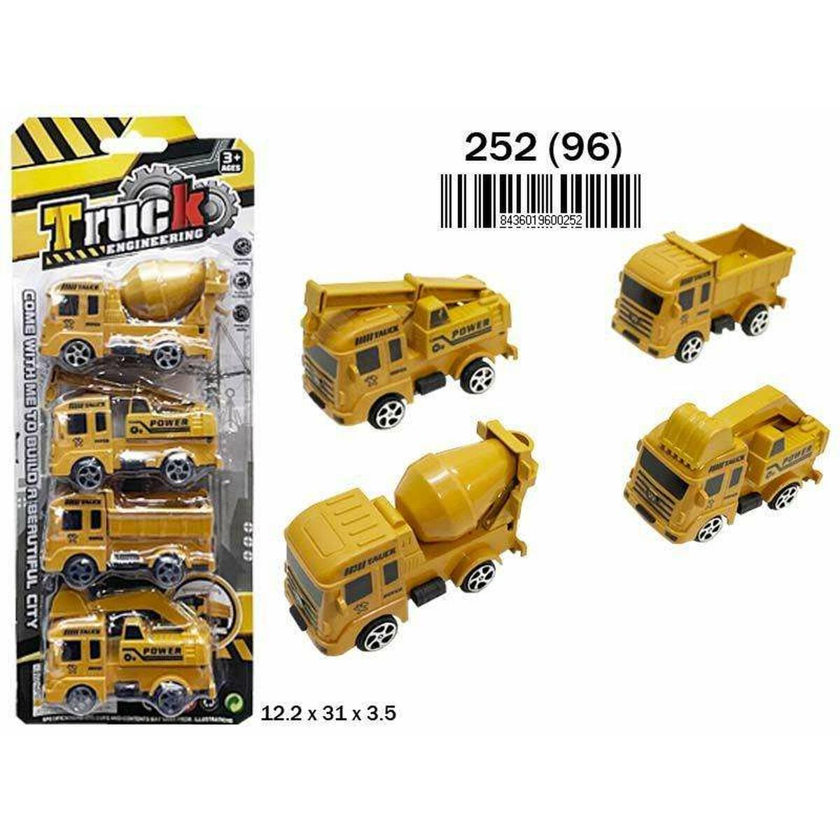 Bigbuy Fun Construction Work Vehicles (Set) 4 Pieces