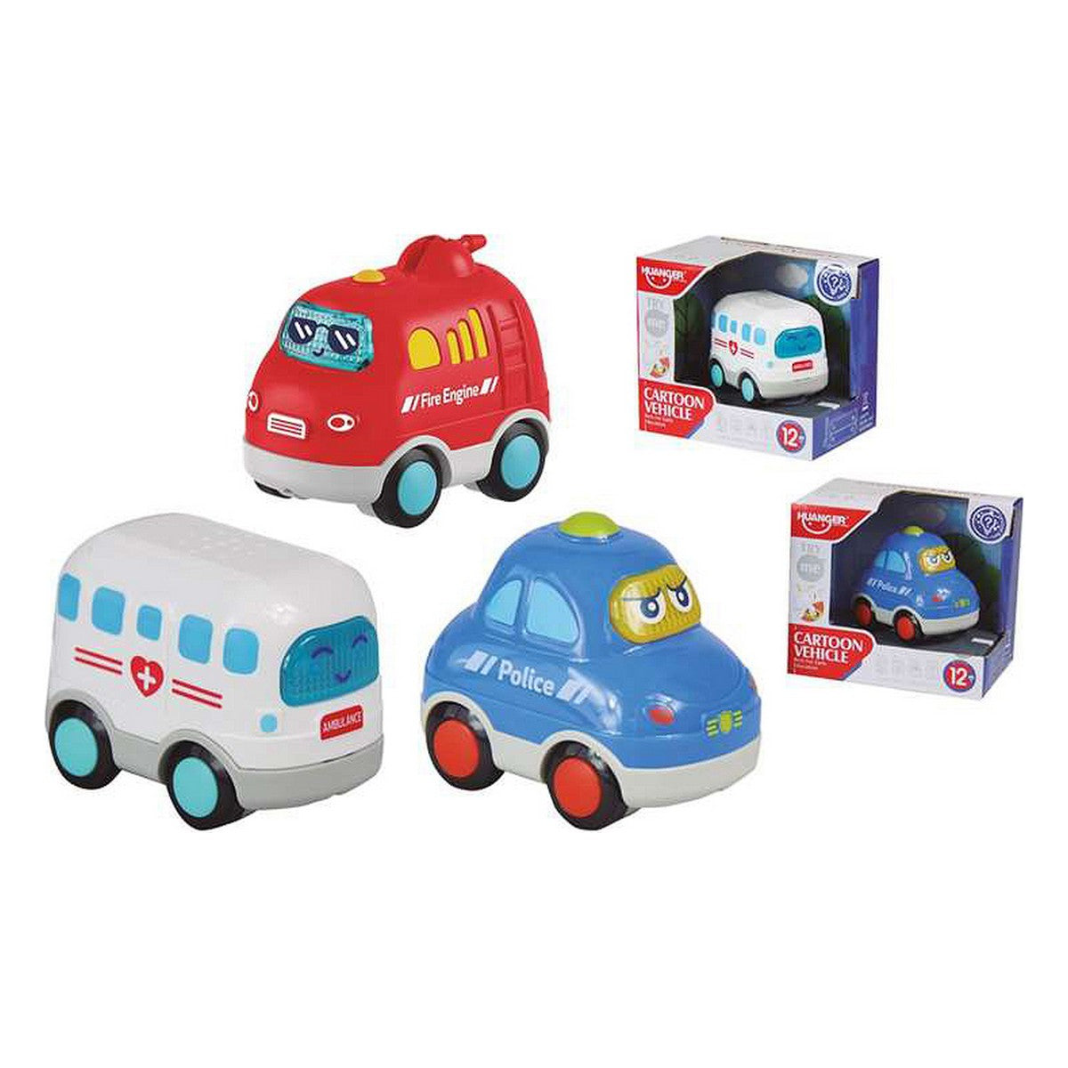 Bigbuy Fun Toy Car Fire Engine Police Car Ambulance