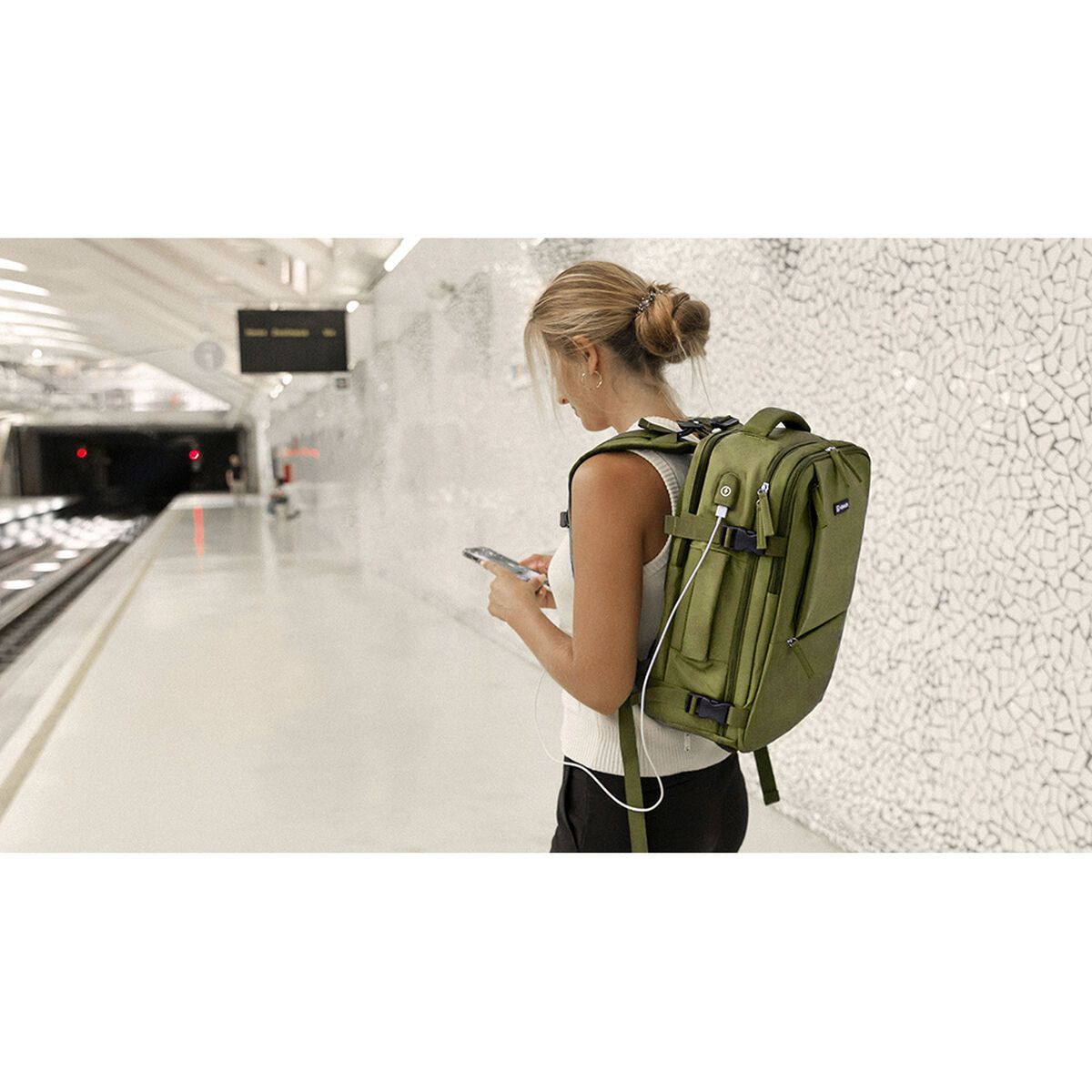 Numada Casual Backpack Numada B40 Green 20 L 40 X 25 X 20 Cm