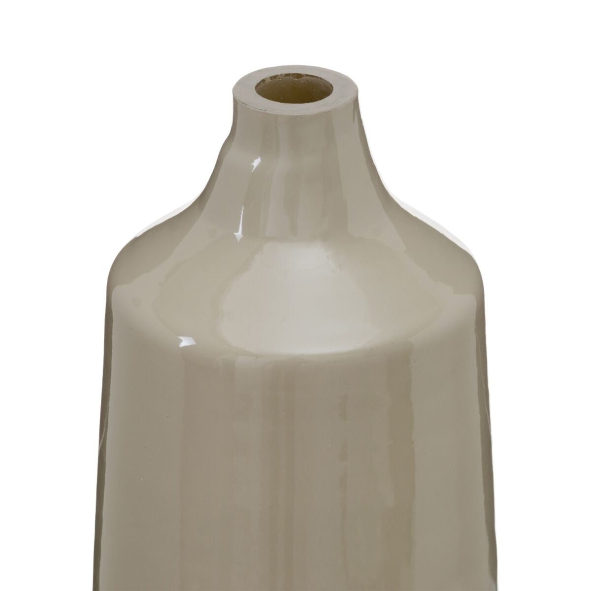 Bigbuy Home Bottle Beige Silver Aluminium Crystal 20 X 11 X 53 Cm Decorative