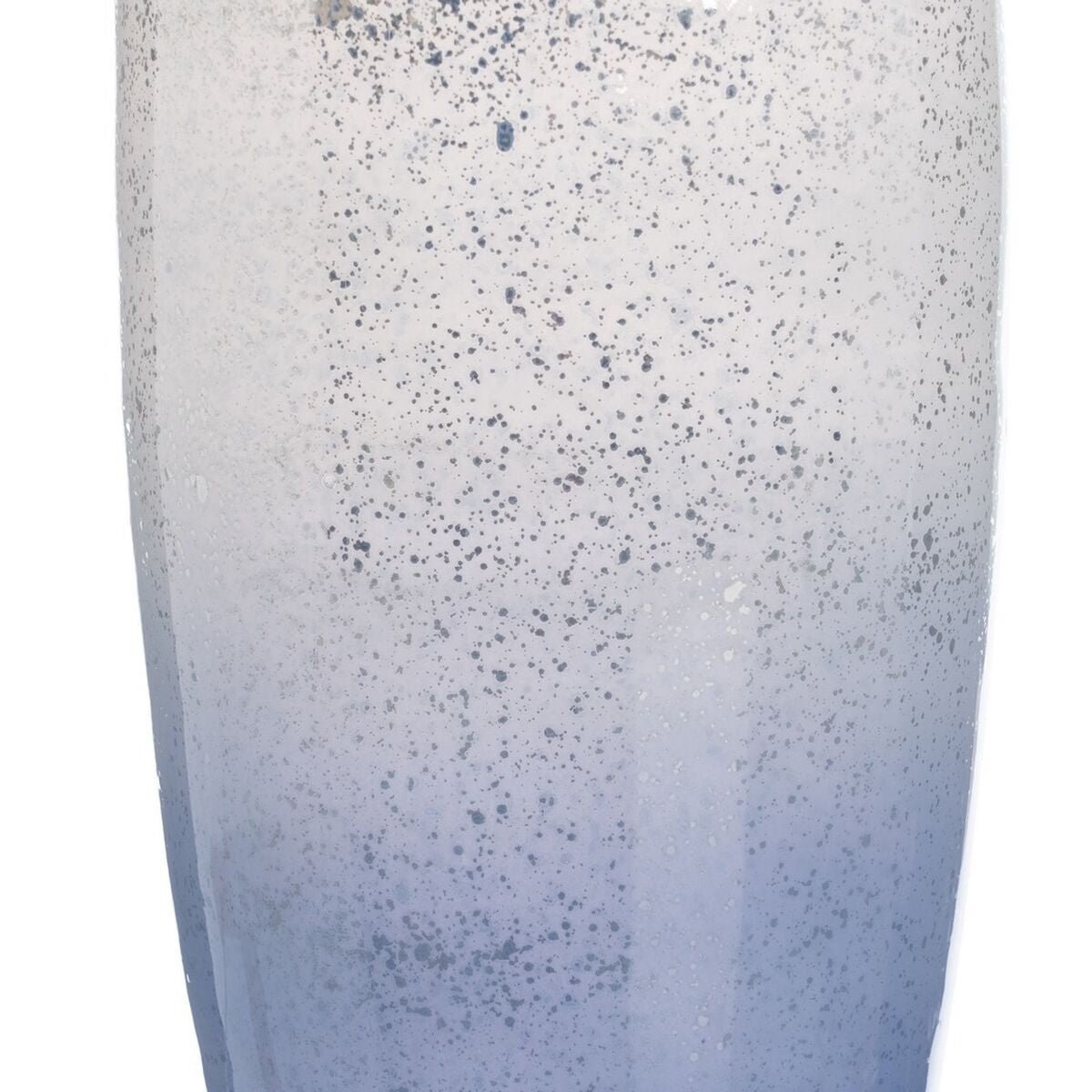 Bigbuy Home Bottle Blue Silver Resin Crystal 16 X 16 X 44 Cm Decorative