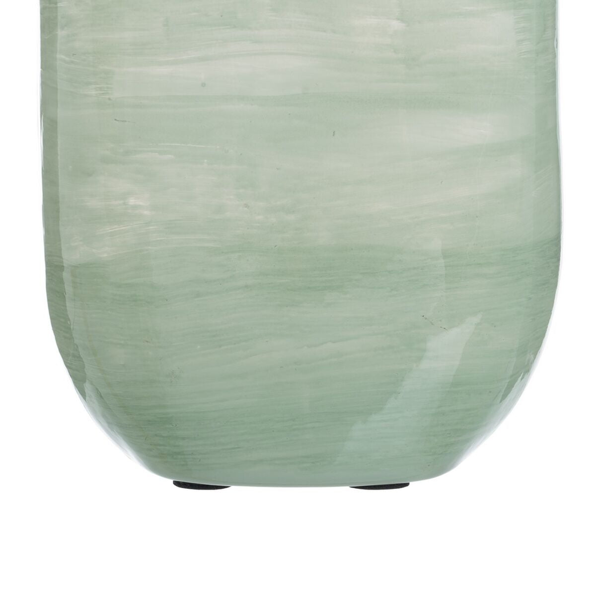 Bigbuy Home Bottle Green Silver Aluminium Crystal 16 X 9 X 54 Cm Decorative