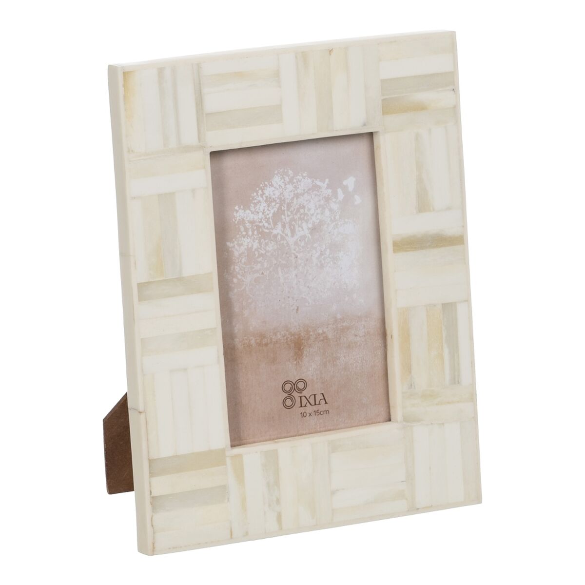 Bigbuy Home Photo Frame Cream Resin 10 X 15 Cm 17 X 1,5 X 22 Cm