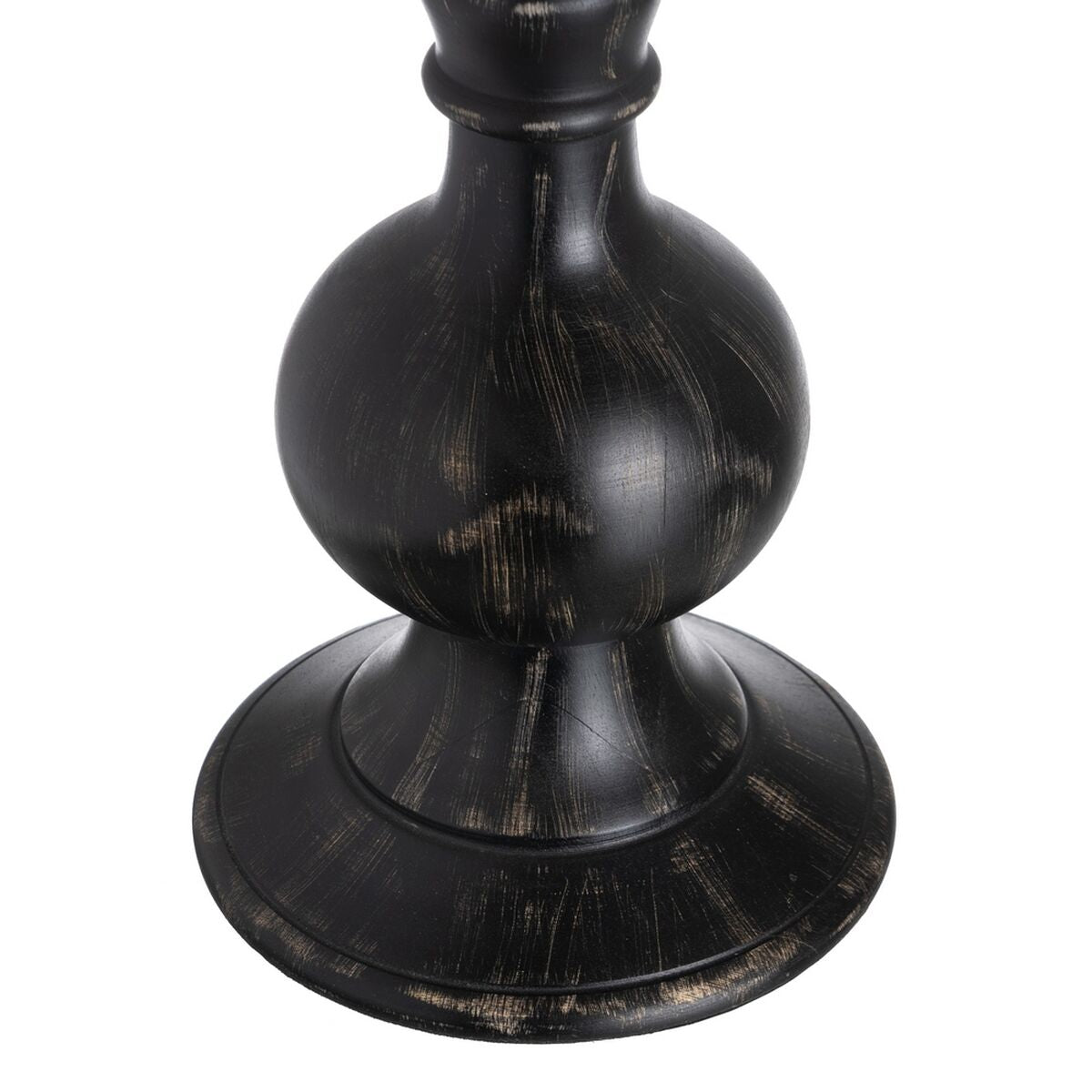 Bigbuy Home Candleholder Black Wood Crystal 23 X 23 X 58 Cm