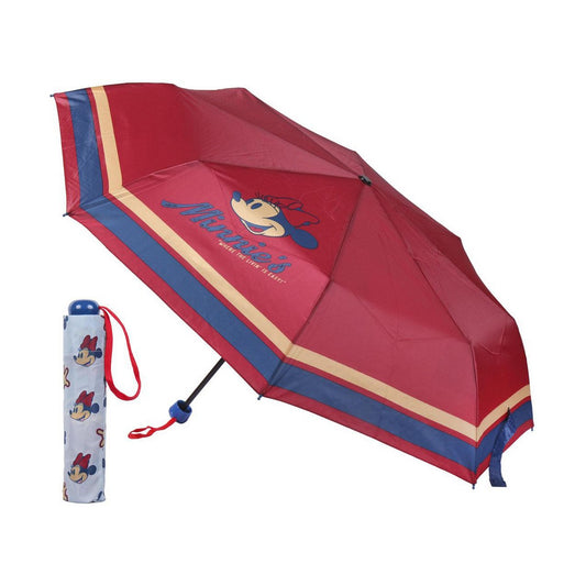 Minnie Mouse Foldable Umbrella Minnie Mouse Red (Ø 97 Cm)