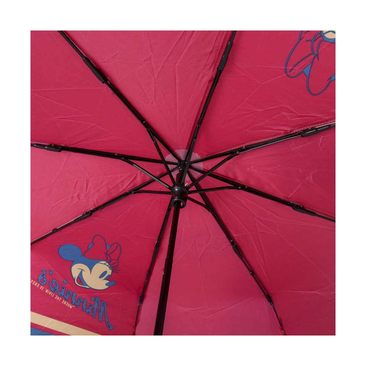 Minnie Mouse Foldable Umbrella Minnie Mouse Red (Ø 97 Cm)