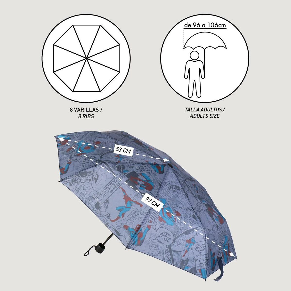 Spider-Man Foldable Umbrella Spider-Man