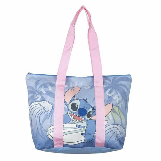 Beach Bag Stitch 47 X 33 X 15 Cm Blue