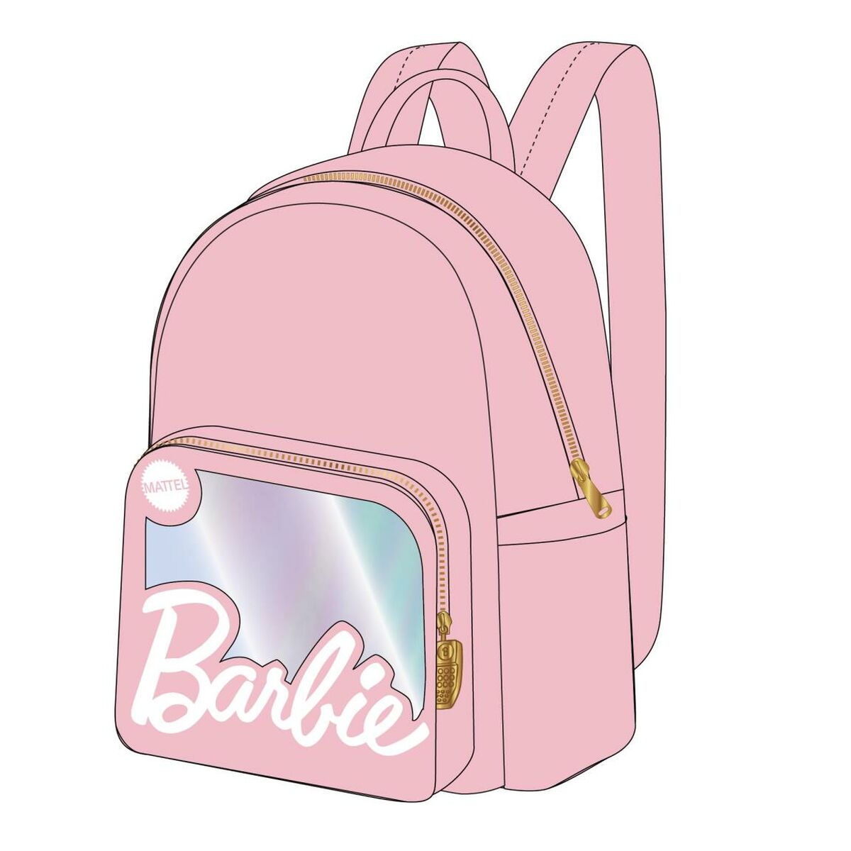 Barbie Casual Backpack Barbie Pink