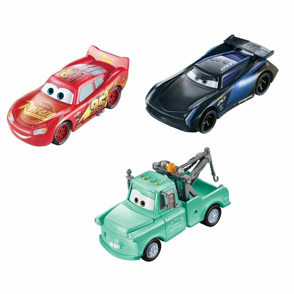 Mattel Set Of 3 Cars Mattel Gpb03 Multicolour