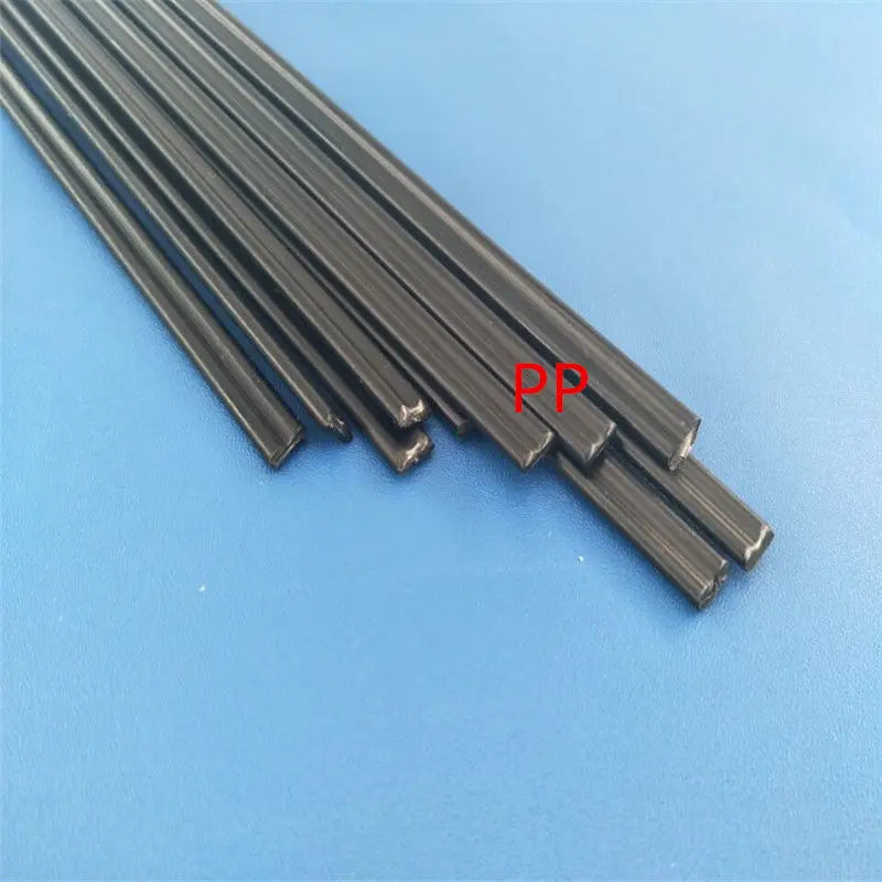 Plastic Welding Rods 200mm Length ABS/PP/PVC/PE Welding Sticks 5x2mm For Plastic Welder 40pcs