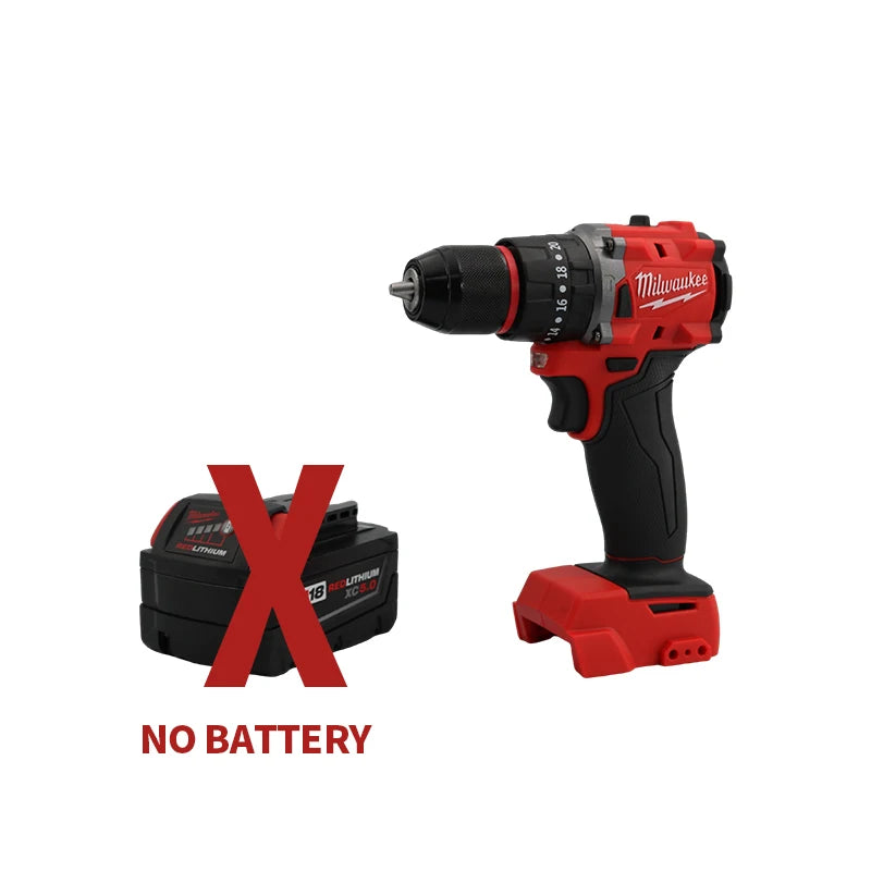 Milwaukee M18 Electric Drill 150 N.m Brushless Cordless Impact Drill Of Decoration Team Uses 18v Milwaukee Battery Power Tools