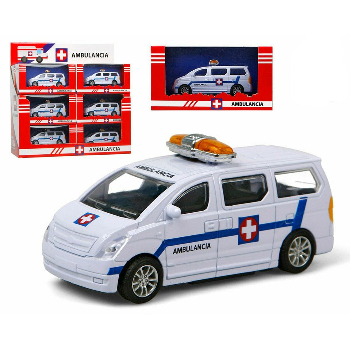 Bigbuy Fun Ambulance Metal