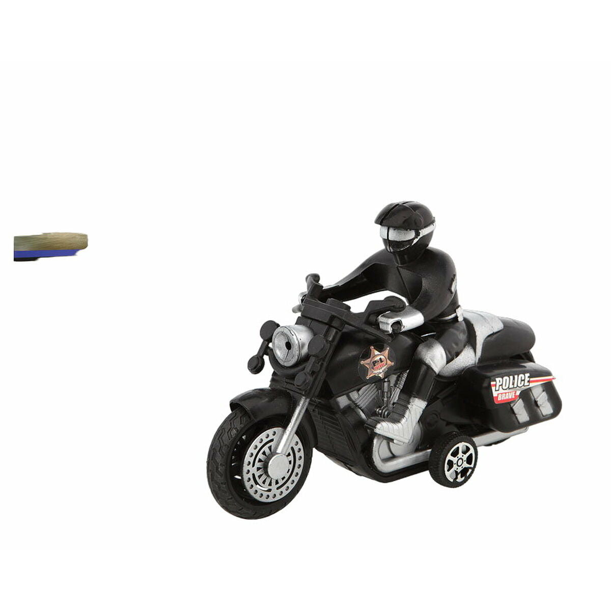 Bigbuy Fun Police Motorbike 18 X 12 Cm