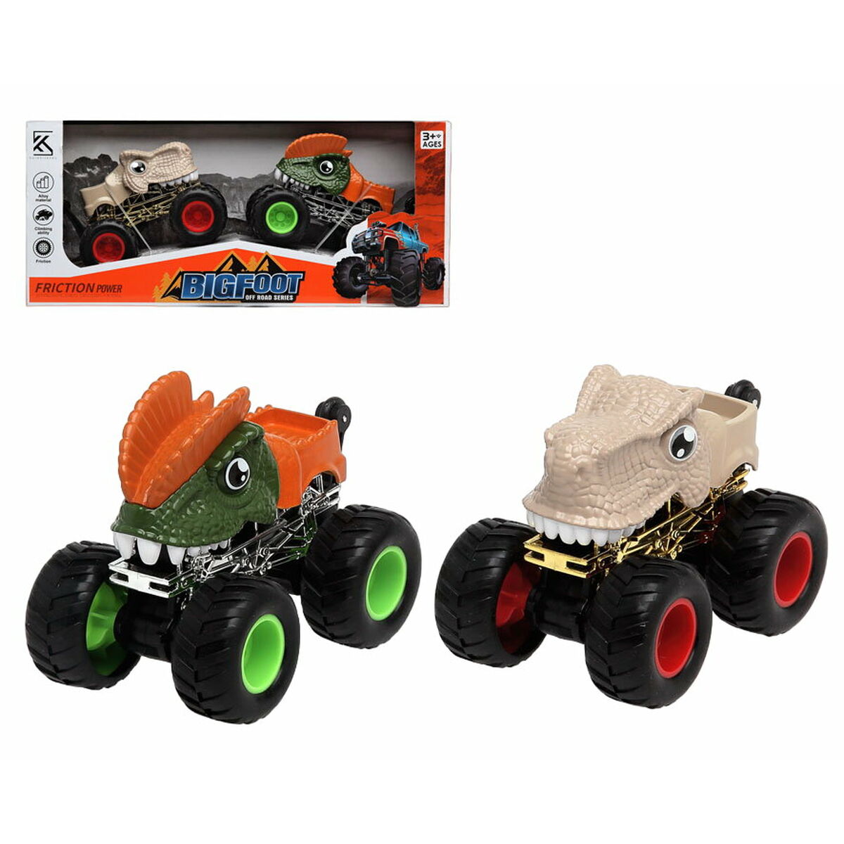 Bigbuy Fun Car Dinosaurs