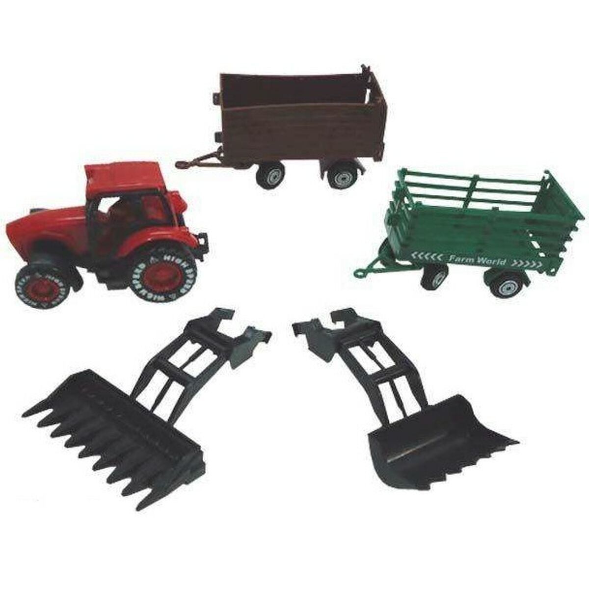 Bigbuy Fun Vehicle Playset Tractor Accessories 5 Pieces