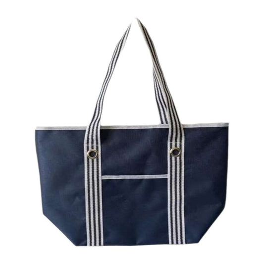 Bigbuy Outdoor Beach Bag Dark Blue Oxford 48 X 18 X 34 Cm