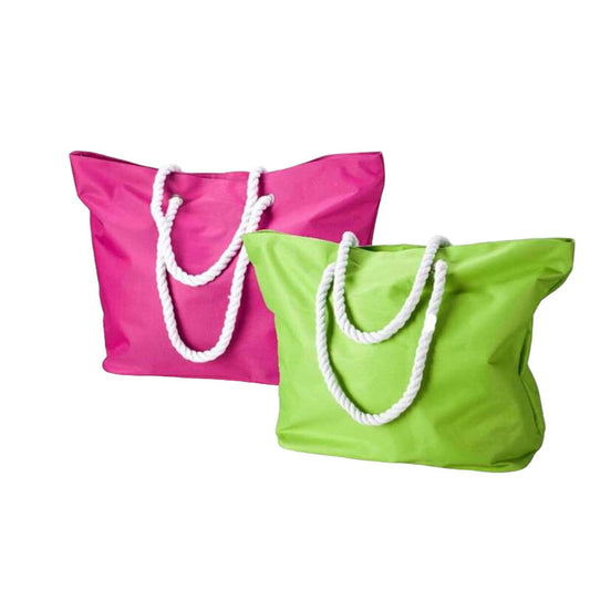 Bigbuy Outdoor Beach Bag Green Pink Oxford 59 X 19 X 40 Cm