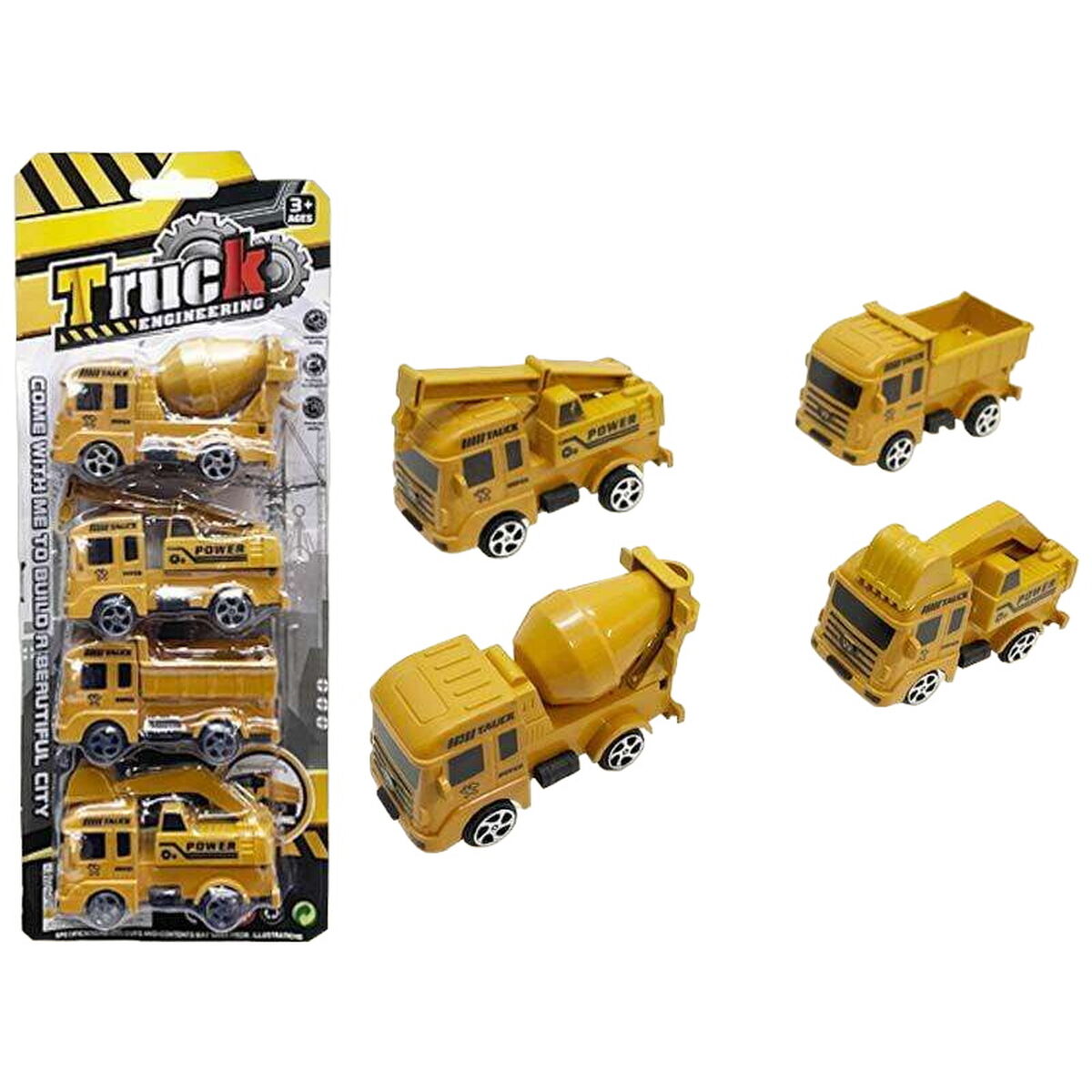 Bigbuy Fun Construction Work Vehicles (Set) 4 Pieces