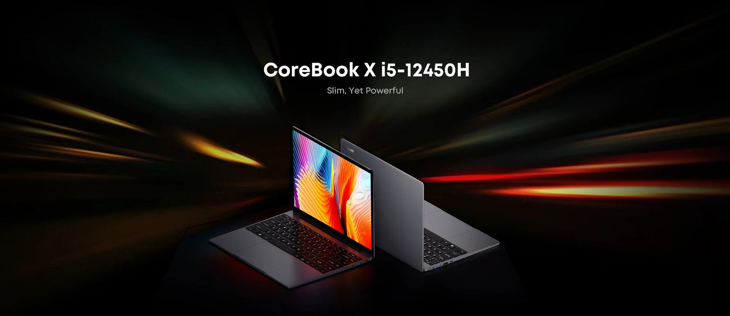 CHUWI CoreBook X Laptop Intel i5-12450H 16GB DDR4 512GB SSD 14 inch FHD 2160 * 1440 Windows 11 Gaming NoteBook 1TB SSD Expand