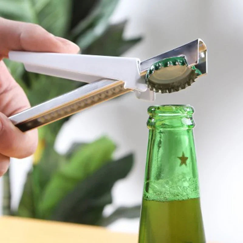 1pcs Adjustable Jar Opener Can Openers Stainless Steel Multifunctional Non-Slip Bottle Lid Opener Manual Kitchen Gadgets