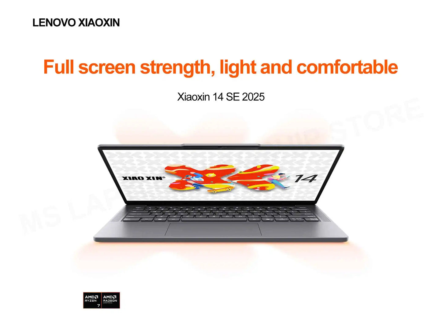 【2025 NEW】Lenovo Xiaoxin 14 SE 14inch 16GB 512GB R7-8745/Radeon 780M 1080P  AG Matte Screen