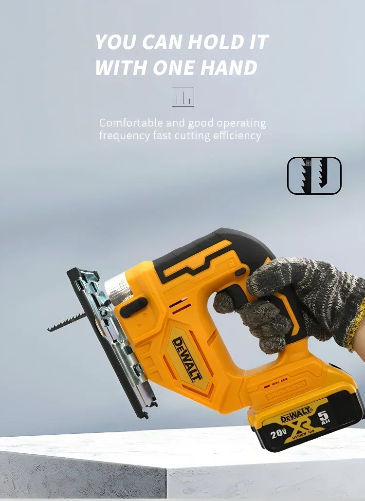 Dewalt 2700RPM Brushless Curve Saw 20V Cordless Electric Jig Saw Portable Multifunction Adjustable Woodworking Power Tool