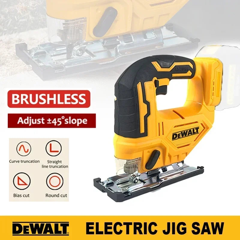 Dewalt 2700RPM Brushless Curve Saw 20V Cordless Electric Jig Saw Portable Multifunction Adjustable Woodworking Power Tool