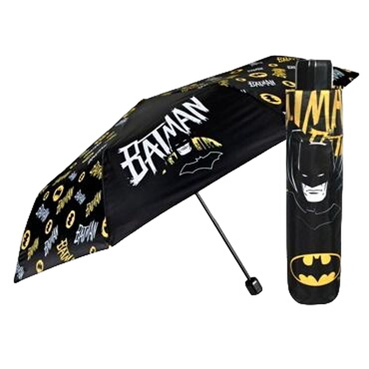 Batman Foldable Umbrella Batman Perletti Black Ø 91 Cm Children's